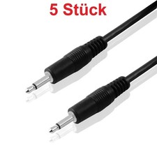 1,5m 1,5 Meter Audio Mono Klinken Kabel 3,5mm 3,5 mm Klinke Kopfhörer Stecker