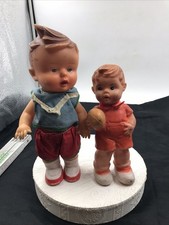 Vintage 2 Gummi Puppen 60 er