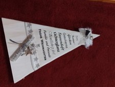 TAFEL DEKORATION  HOLZ