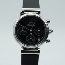 IWC DA VINCI CHRONO QUARTZ DAMEN UHR 29MM IW373614 STAHL TOP ZUSTAND IWC075