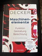 Decker Maschinenelemente. Aufgaben, Karl-Heinz Decker