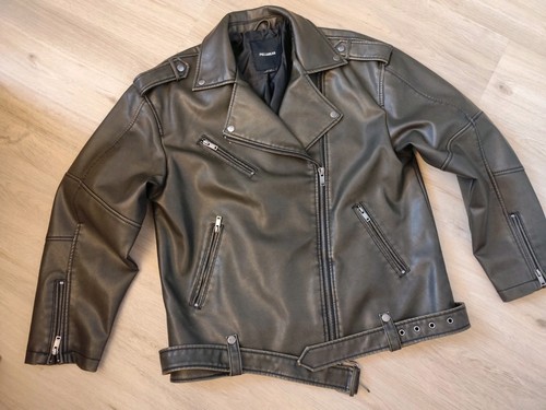 Pull bear kunst lederjacke - pull&bear, 42