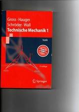 Dietmar Gross, Werner Hauger, Technische Mechanik 1   Statik Gross, Dietmar, Wer