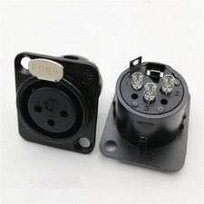 F��r Patch Bay XLR Klinke Panel schwarz Stecker & Buchse Mikrofon Klinke Panel M