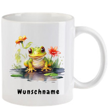 Tasse Frosch aquarell - mit