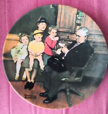 Sammelteller  Norman Rockwell "THE FAMILY DOCTOR" Plate Number 14798 R