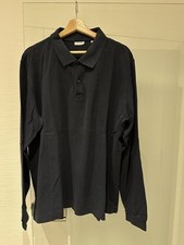 Seidensticker Herren Poloshirt Langarm Sweatshirt Gr. XXL blau