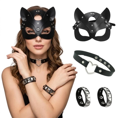 Teiliges katzenmaske set mit - 4-teiliges,