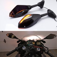 Motorradspiegel mit LED