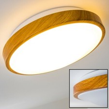 braune LED Deckenleuchte Sora