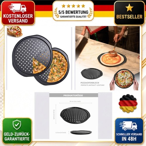 Pizzablech rund 33cm - pizzablech,