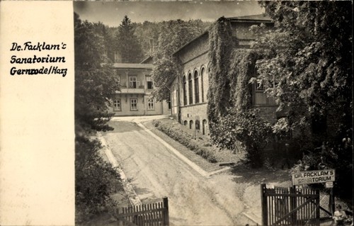 Foto gernrode quedlinburg - ak,