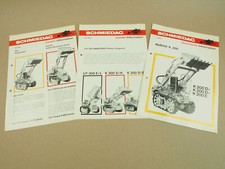 3x Technische Information Kundeninformation Schmiedag K300 K200 S H D E von 1966