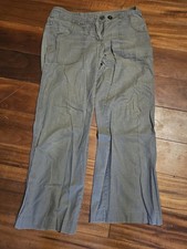 Leinenhose H&M, khaki in Gr