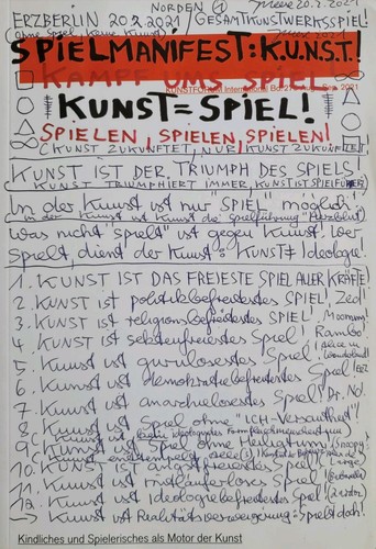 Buch spielmanifest kunst - buch:spielmanifest,