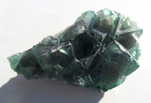 Fluorit grün stufe mit - grün,