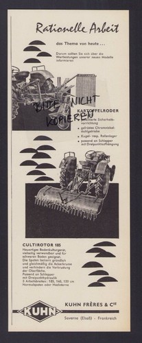 Saverne werbung 1958 kuhn - saverne,, 1958,