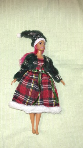 Barbie curvy kleid - barbie, kariert