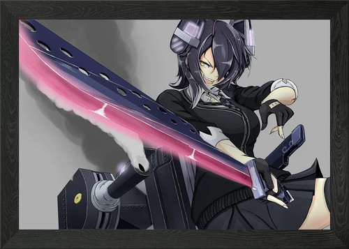 Anime mädchen mit schwert - mädchen,