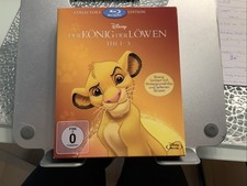 Blu Ray Box Disney Der König der Löwen Teil 1-3 mit seltenen Skizze ,Limitiert #