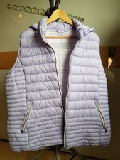 Damenweste, Gr.50, flieder, abnehmbare Kaputze