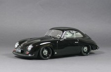 Porsche 356 A 1954 schwarz Stahlfelgen Alufelgen 15 Zoll Umbau 1/18