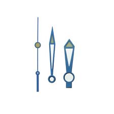 Original FORTIS Zeigersatz blau für B-42 Diver 648.10.12 / ETA 2824