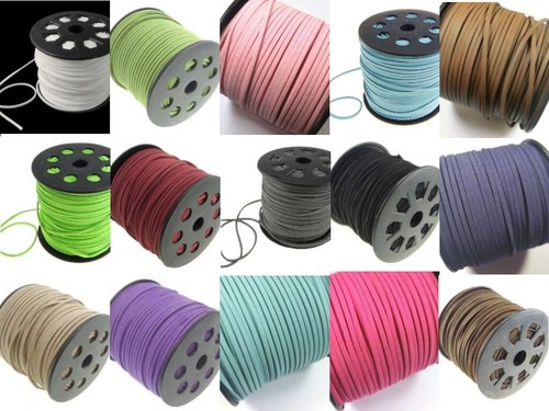 Velourband 3mm flach - 5m,