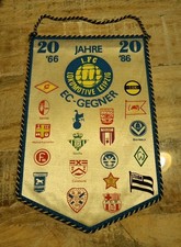 Wimpel 1.FC Lokomotive Leipzig Werder Bremen Fußball DDR Oberliga EC Düsseldorf 