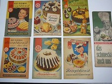 Original Reklame Werbung Rot Plombe Pudding DDR Ostalgie Kochbuch Rezepte Konsum