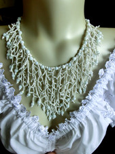 vintage Halskette mini Perlen