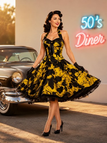 50er jahr kleid zum - zum, petticoat