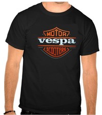 Vespa Scooter Logo schwarz