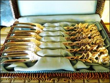 6 Kuchen Gabeln "Hildesheimer