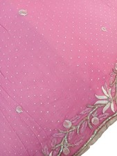Vintage rosa Georgette Dupatta