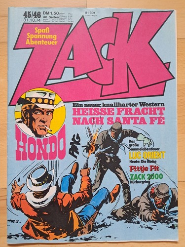 Zack vom 31 10 1974 - zack, nr.45/46