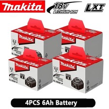 Makita X 4 BL1860B 6000mAh 18V