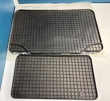 VW SHARAN 1 (7M) SCHWARZE PETEX GUMMIFUßMATTEN SET MITTE+HINTEN