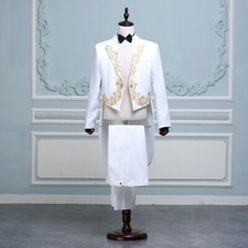 Herren Bestickt Spitze Revers