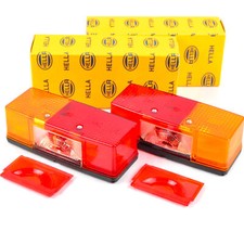 2x HELLA Heckleuchten Rückleuchten Links + Rechts für FENDT DEUTZ EICHER TRAKTOR