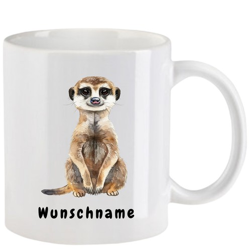 Tasse mit erdmännchen - tasse,