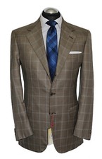 Brioni Sakko Gr. 48 Braungrau