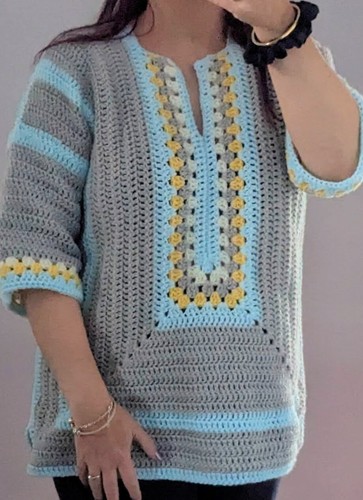Boho top häkelanleitung - häkelanleitung,
