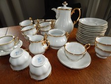 Carl Tiels C.T. Altwasser Schlesien Goldrand Mokka- Espresso-Gedecke zur Auswahl