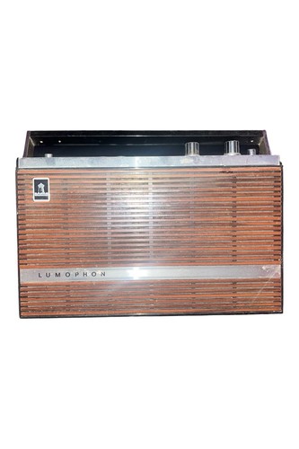 Vintage lumophon kofferradio - lumophon,