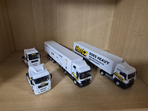 Herpa konvolut hertz lkw - herpa, 4x