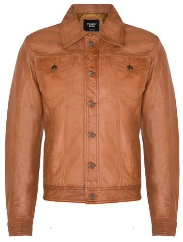 Herren retro hellbraun trucker - herren,