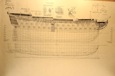 Schiffsbauplan HMS Victory