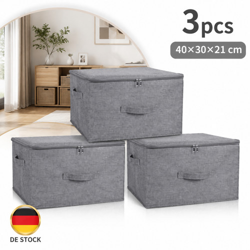 Faltbox aufbewahrungsbox 3er - faltbox,
