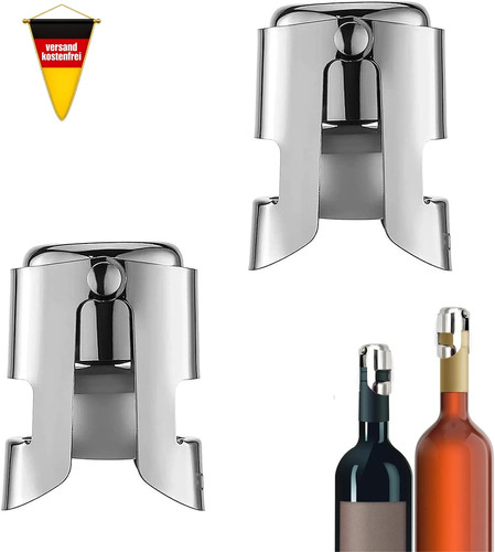 Sektflaschenverschluss 2er set - 2er,